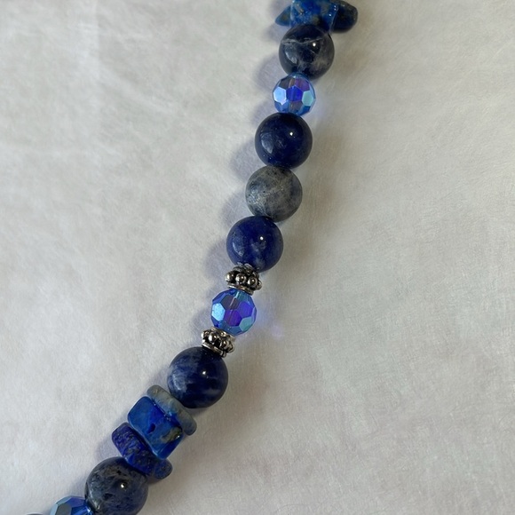 Sodalite Gemstone Necklace - Picture 4 of 5